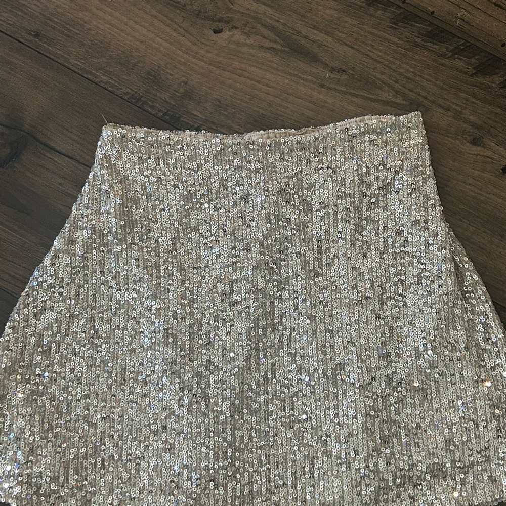 Art class sequin holiday skirt 7/8 girls